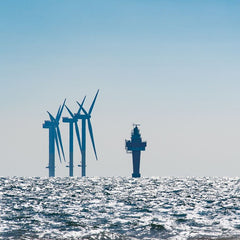 Offshore wind farms could help capture carbon from air and store it long-term – using energy that would otherwise go to waste