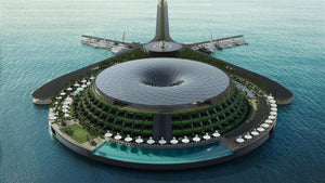 Qatar plans to build floating hotel that spins to produce its own electricity